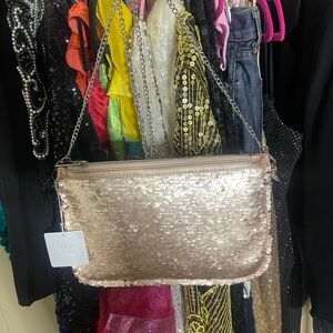 New Look Gold Sequin Women's Bag